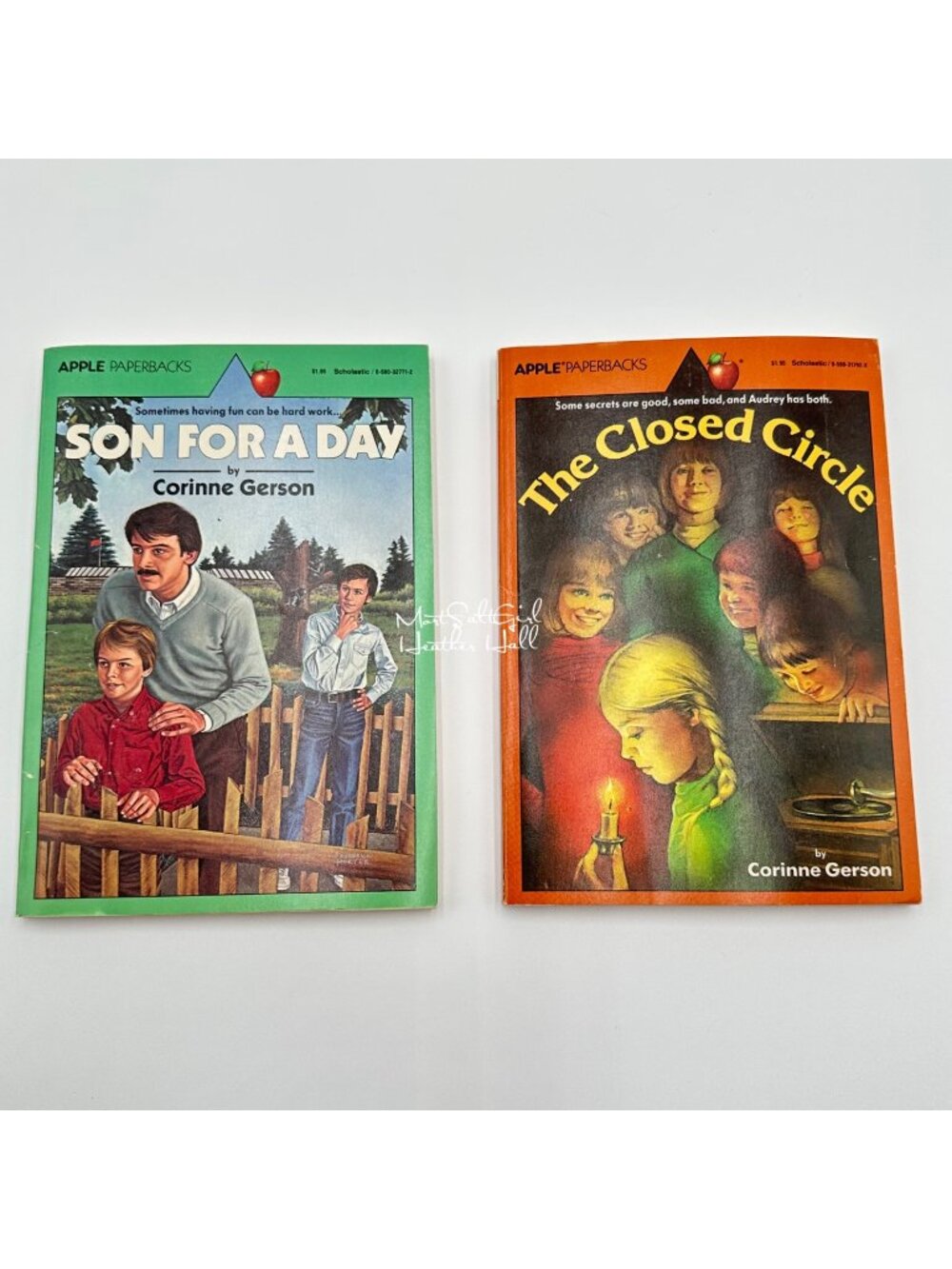 Son For A Day & The Closed Circle By Corinne Gerson Apple Paperbacks Set 1980s S